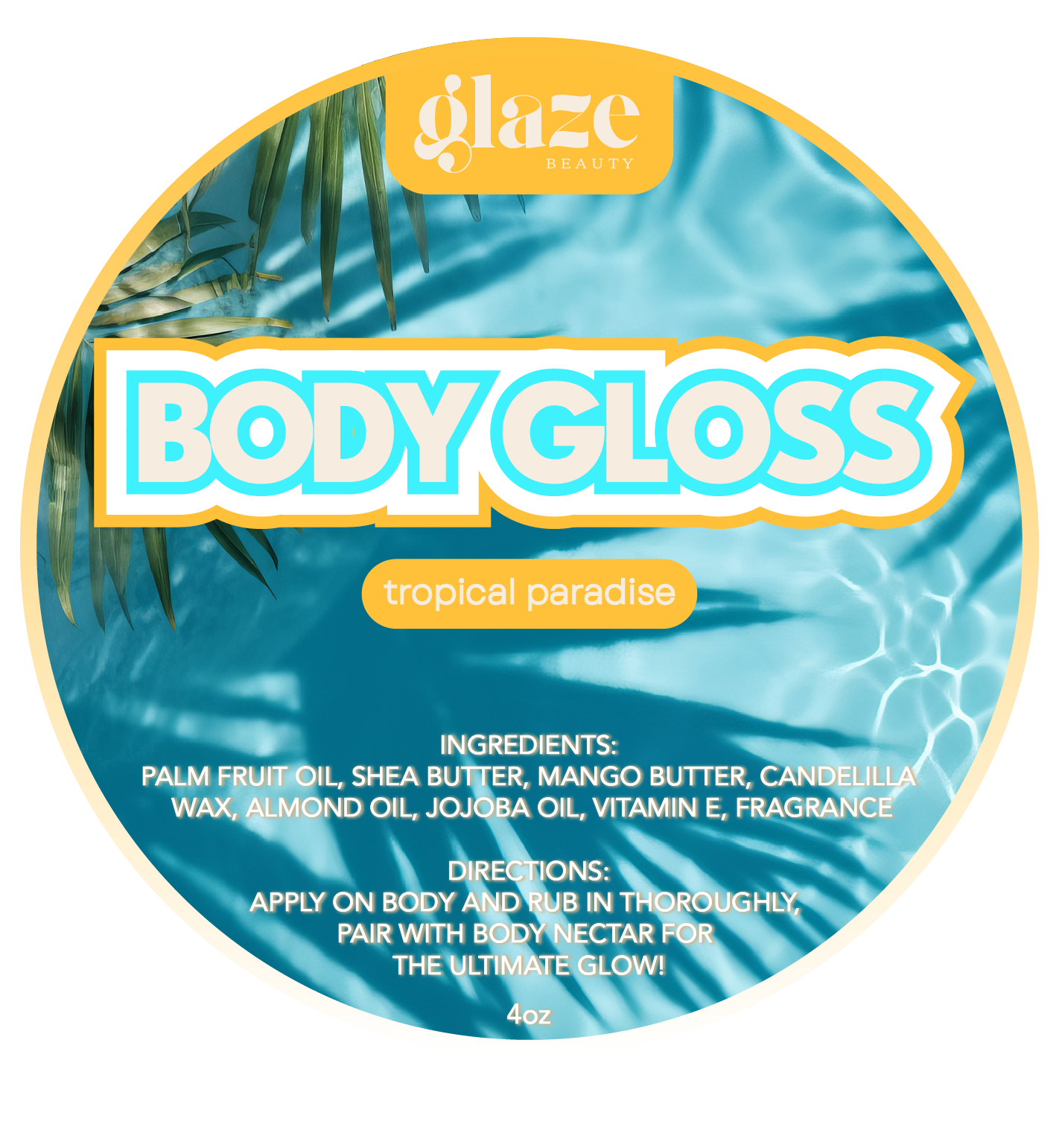 8oz Body Gloss + FREE 4oz Sample